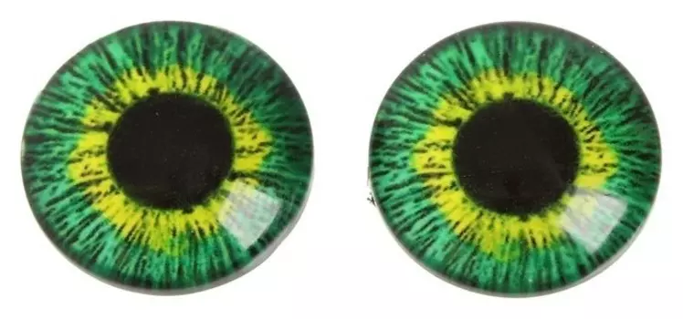 Глаза, набор 20 шт., размер: 1 см