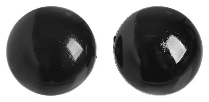 Глаза пришивные, набор 100 шт., размер: 1 шт. 1 см