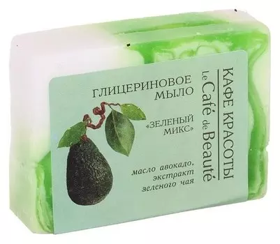 Глицериновое мыло "Зеленый микс"