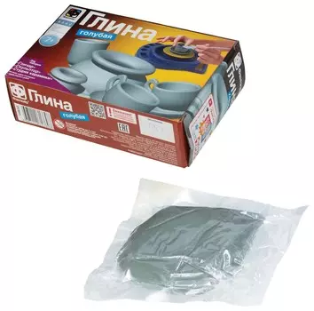 Глина для лепк голубая, вакуумированная