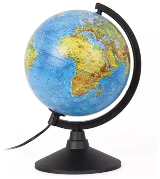 Глобус физический с подсветкой Классик