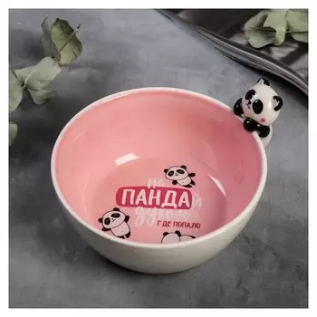 Глубокая тарелка «Не пандай духом», 350 мл