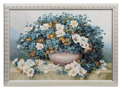 Гобеленовая картина "Цветы лета-3" 52х38 см