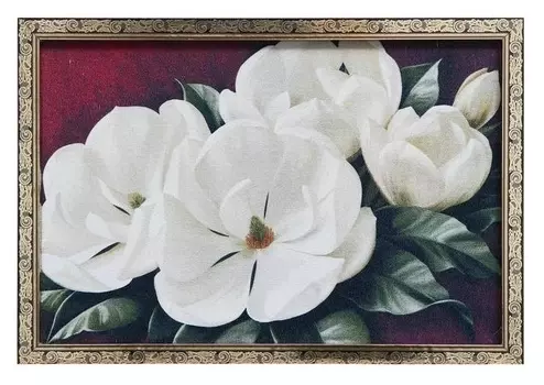 Гобеленовая картина "Кувшинки" 63*45 см рамка