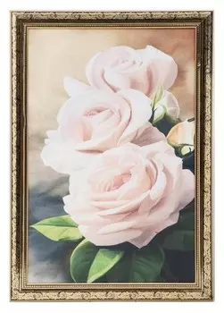 Гобеленовая картина "Розочки" 44*64 см рамка