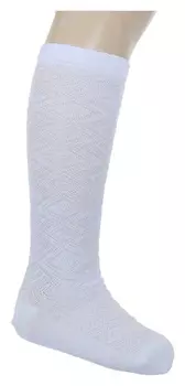 Гольфы детские, цвет белый, размер 16-18