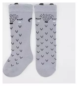 Гольфы крошка Я "Мышка" 12-14 см, серый