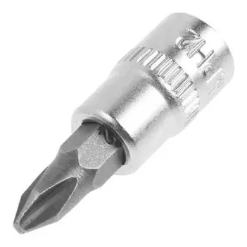 Головка с битой тундра, под квадрат 1/4", Ph2, CrV