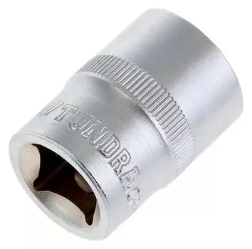 Головка торцевая шестигранная Tundra, под квадрат 1/2", 20 мм, CrV
