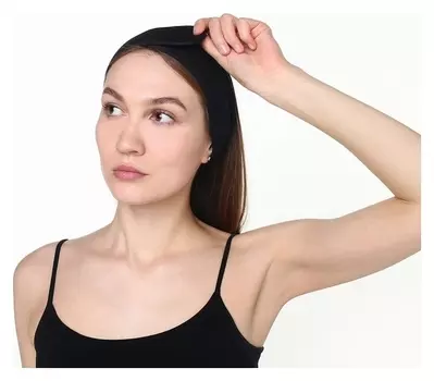 Головная повязка Lovelife, цв. черный, 8,5*60 см