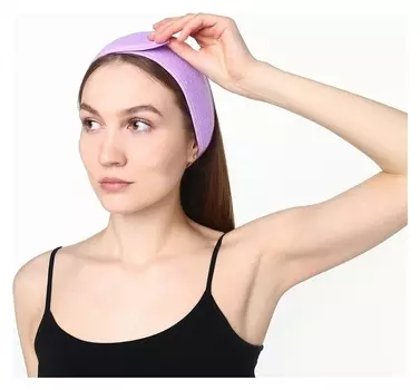 Головная повязка Lovelife, цв. фиолетовый, 8,5*60 см