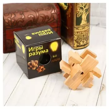 Головоломка деревянная Игры разума Башня познания