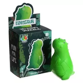 Головоломка «Динозавр», цвет зелёный