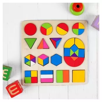 Головоломка "Дроби и целое. основные формы"