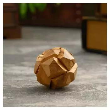 Головоломка из дерева "Шар" 6 частей 6х6х6 см