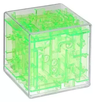 Головоломка-лабиринт Квадрат, цвет зелёный