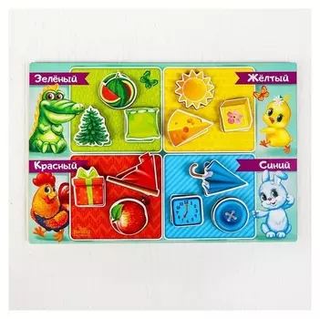 Головоломка липучки Цвета и формы