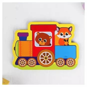 Головоломка пазл Паровозик для самых маленьких