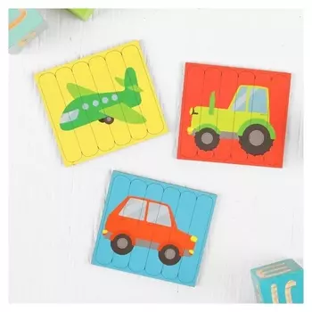 Головоломка Собери 6 картинок Транспорт