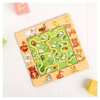 Головоломка Составь дорожку Мамы и детёныши