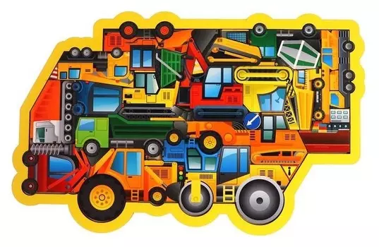 Головоломка «Строительная техника»