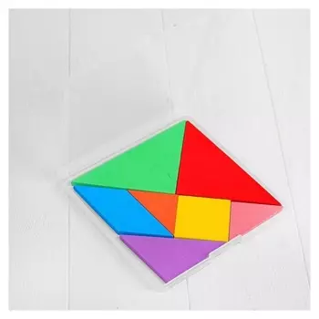 Головоломка "Танграм", в пластиковой коробочке