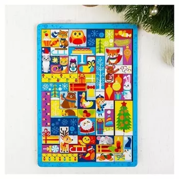 Головоломка тетрис "Встречаем новый год"