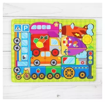 Головоломка Учим транспорт