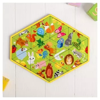 Головоломка Запоминаем животных