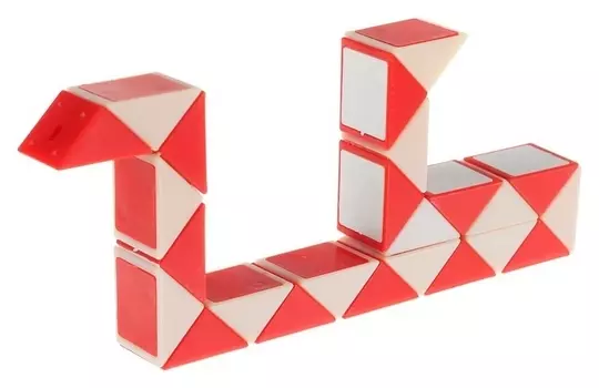 Головоломка Змейка, цвет красный