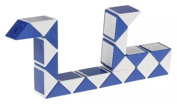 Головоломка Змейка, цвет синий