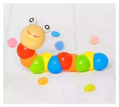 Головоломка-змейка Гусеничка