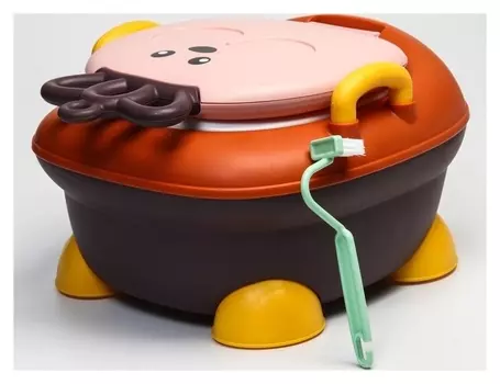 Горшок детский «Корона», цвет коричневый