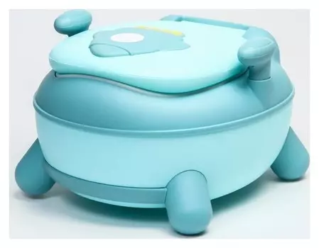 Горшок детский «Ракета», цвет голубой