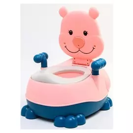 Горшок детский "Тигренок", цвет розовый