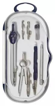 Готовальня Attache, 7 предметов, пласт.пенал