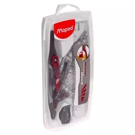 Готовальня Maped Stop System Innovation 8 предметов, ударопрочный футляр 196608