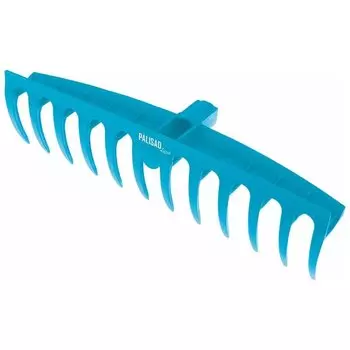 Грабли пластиковые, 400 мм, 12 прямых зубьев, усиленные, Luxe