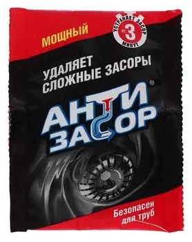 Гранулированное средство «Антизасор» для удаления засора в трубах, 70 г