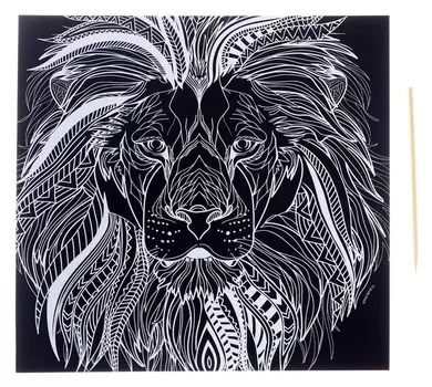 Гравюра «Лев»