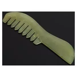 Гребень с рукоятью из нефрита, 13,5 X 3,6 X 0,6 см