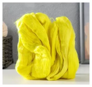 Гребенная лента 100% вискоза 50гр (27 лимон)