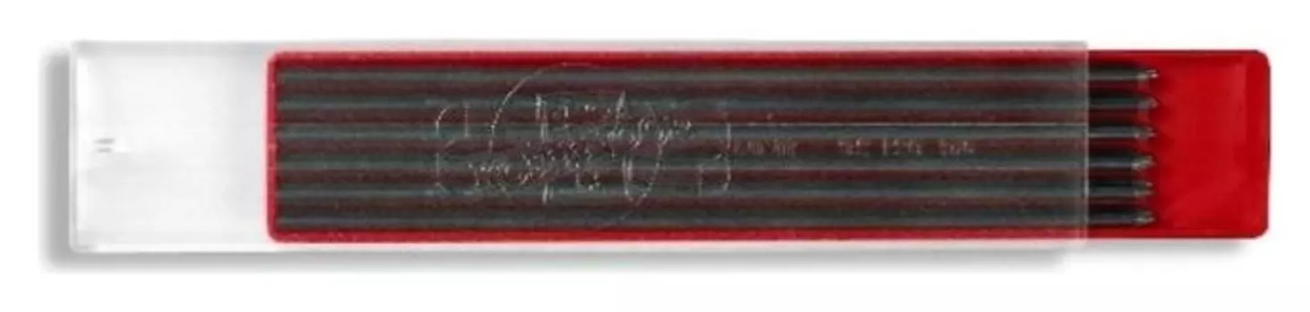 Грифели для цанговых карандашей, 2.0 мм, Koh-I-Noor, 4190 4В, 6 шт, в футляре