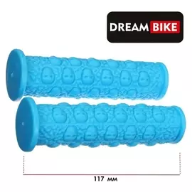 Грипсы 117мм, Dream Bike, цвет голубой
