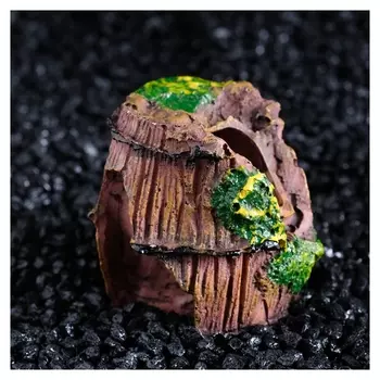 Грот "Дырявый бочонок" малый, 5 х 4,8 х 5,3 см