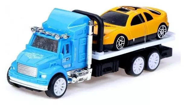 Грузовик инерционный «Эвакуатор» с машинкой