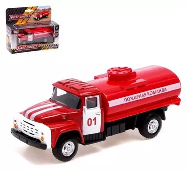 Грузовик металлический «Пожарная команда», масштаб 1:52, инерция