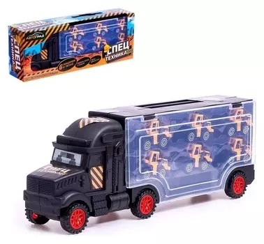 Грузовик «Перевозчик», c 6 тракторами