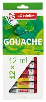 Гуашь художественная Art Creation 12 цвx12мл, 9021612m