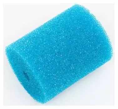Губка круглая синяя №3 8см*8см*10см